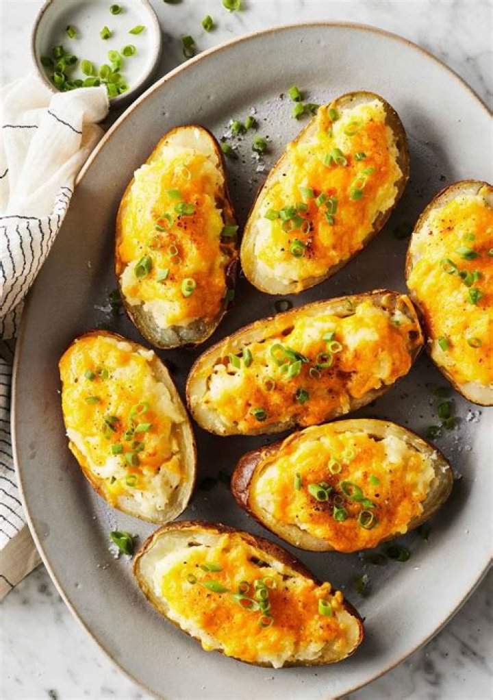How do you cook a lot of baked potatoes?