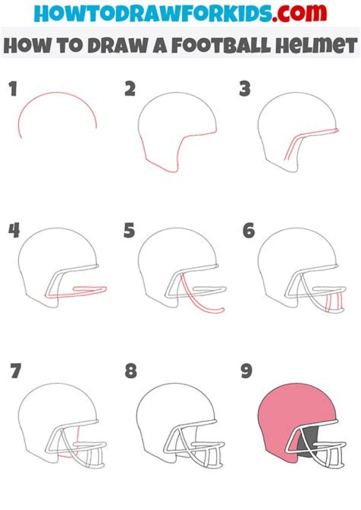 How do you describe a football helmet?