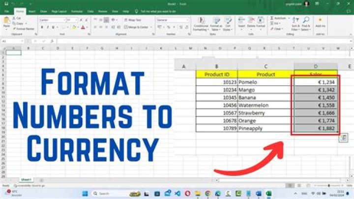 How do you format currency?