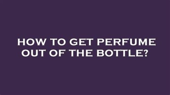How do you get perfume smell out of a room?
