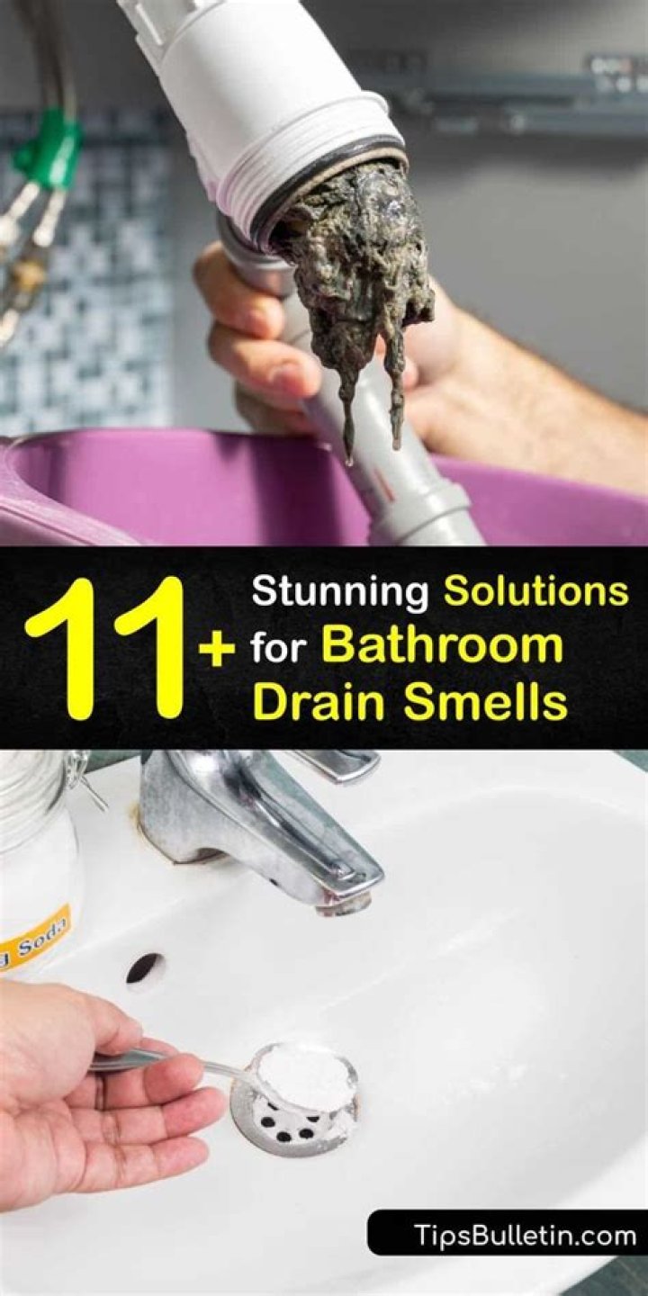How do you get rid of a smelly basement drain