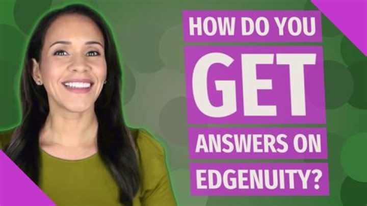 How do you get the answers on Edgenuity?