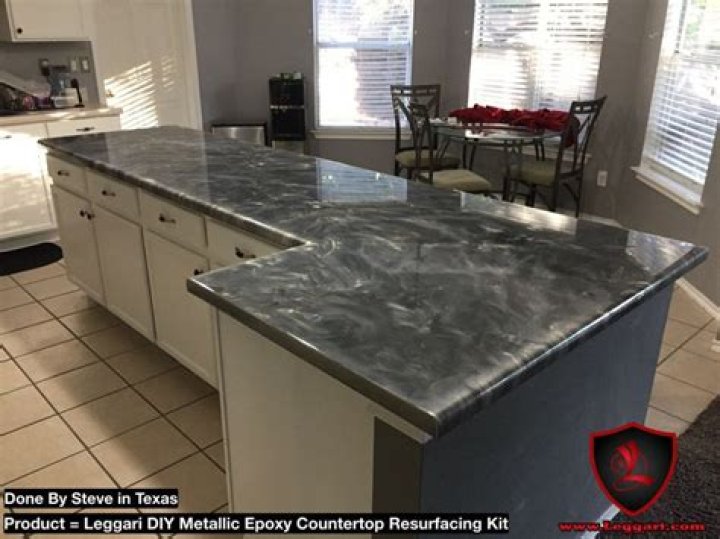 How do you glue granite countertops together?