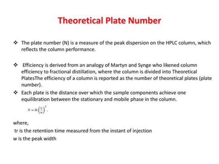 How do you increase the number of theoretical plates