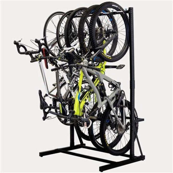 How do you install a permanent bike rack?