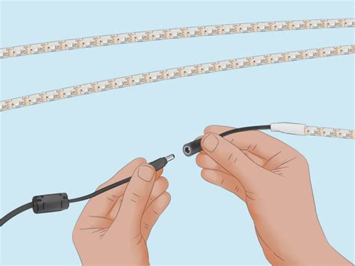 How do you install LED strips on a PC?