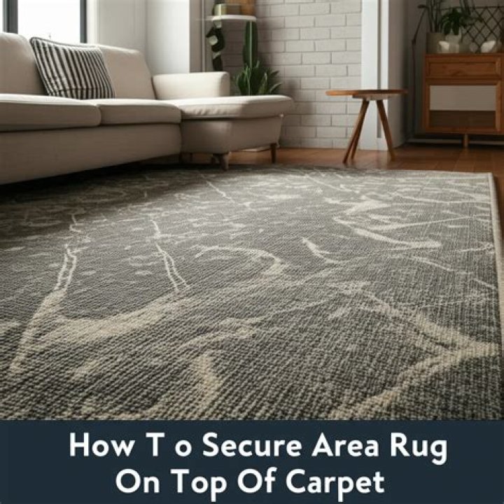 How do you keep a rug from moving on top of carpet?