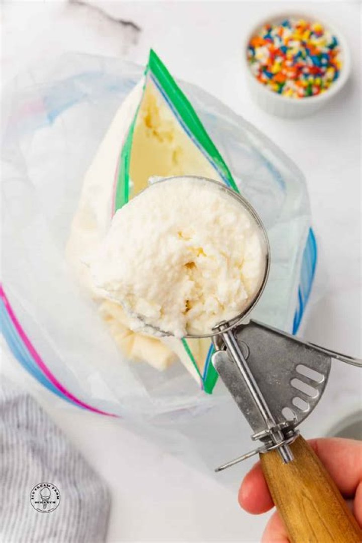 How do you keep homemade ice cream from freezing too hard?
