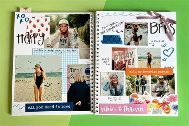 How do you make a scrapbook collage?