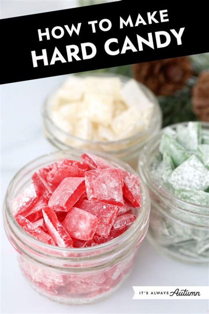 How do you make hard candy without mold?