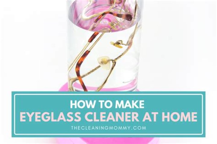 How do you make homemade eyeglass defogger?