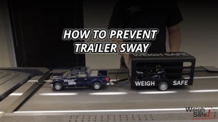 How do you prevent trailer sway?