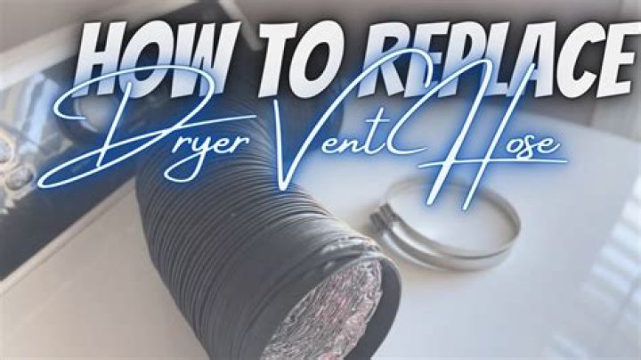 How do you reattach a dryer vent hose?