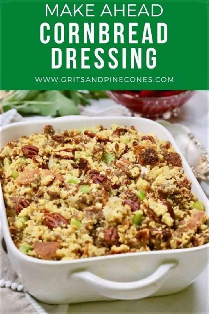 How do you reheat frozen cornbread dressing?