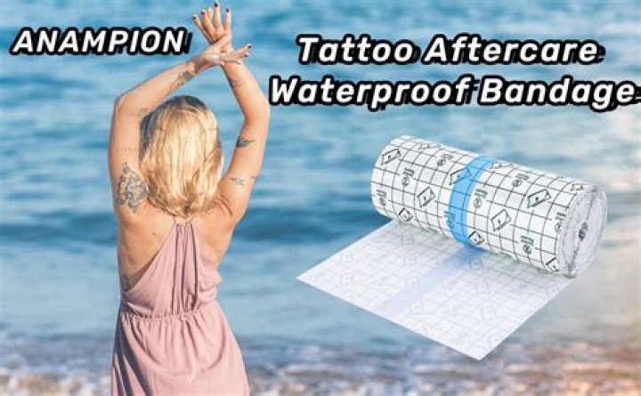 How do you remove a tattoo bandage?