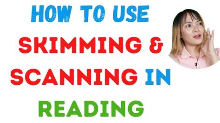 How do you skim read ESL?
