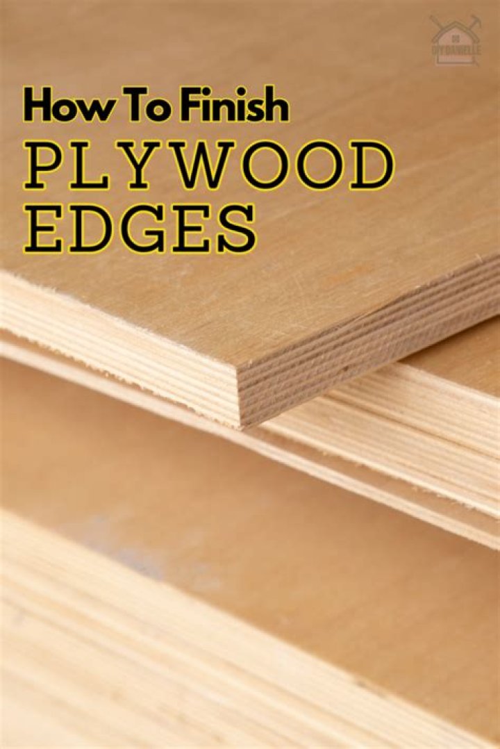 How do you smooth out plywood edges