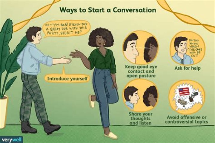 How do you start a conversation with a deaf person?