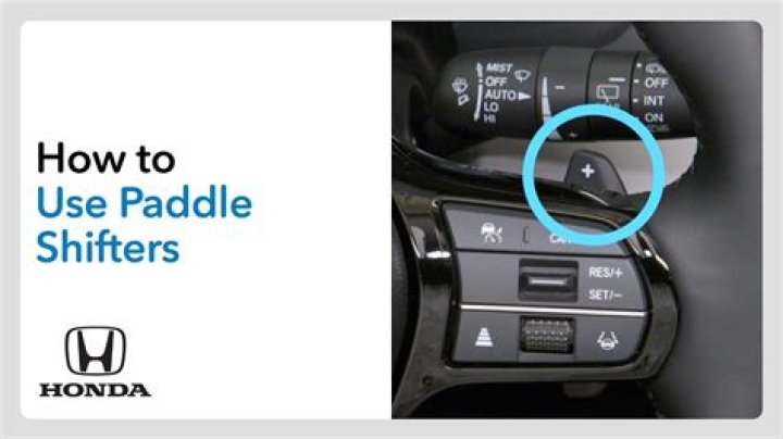 How do you use Honda Fit paddle shifters?