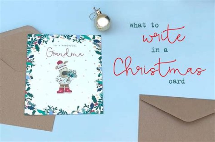 How do you write a Christmas greeting card?
