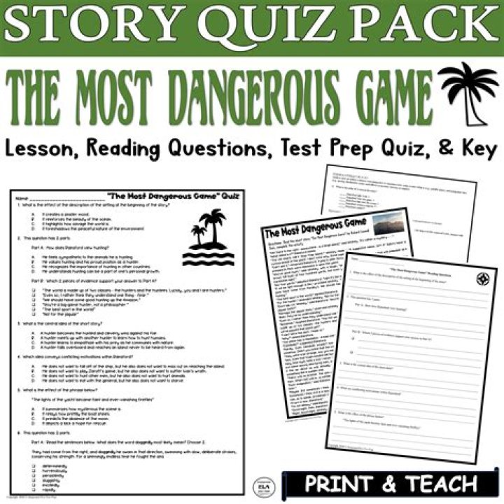 How do you write an essay in The Most Dangerous Game?