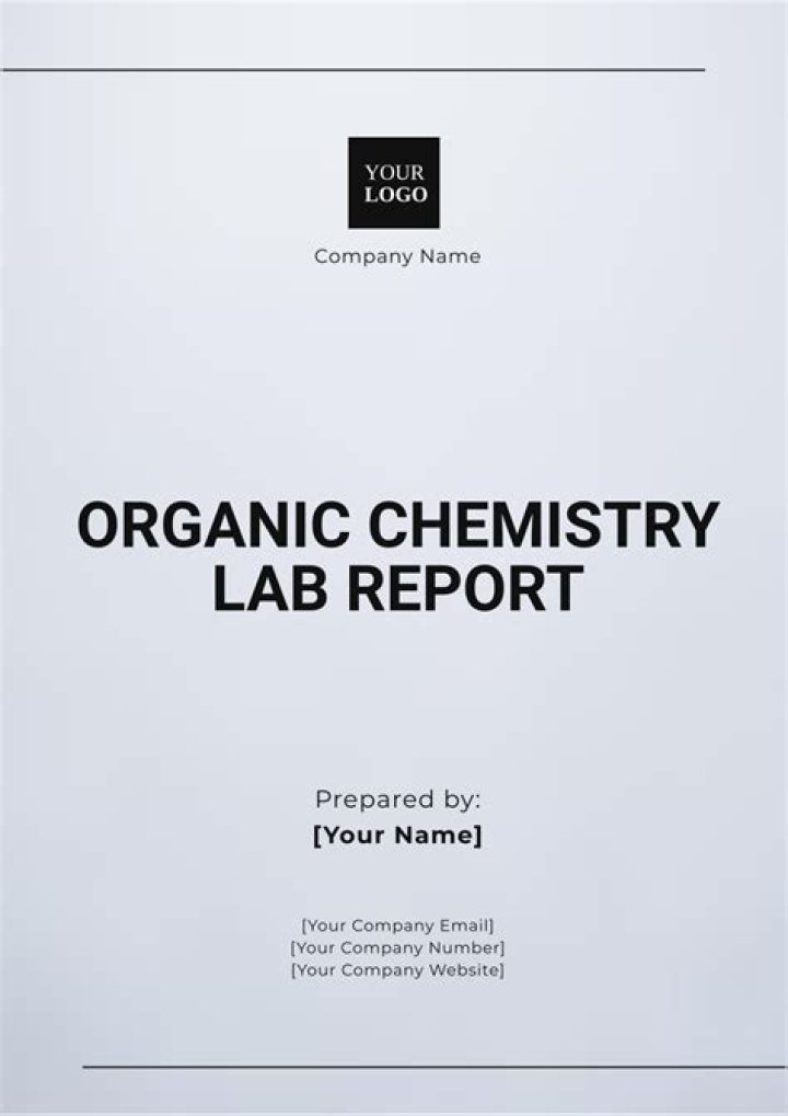 How do you write an introduction for a organic chemistry lab report?