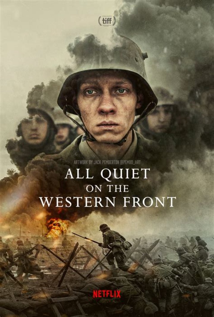 How does All Quiet on the Western Front depict war life in the trenches?