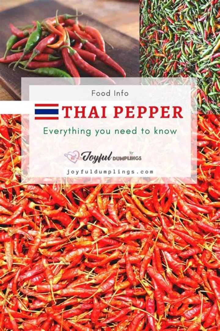 How hot is Thai chili pepper?