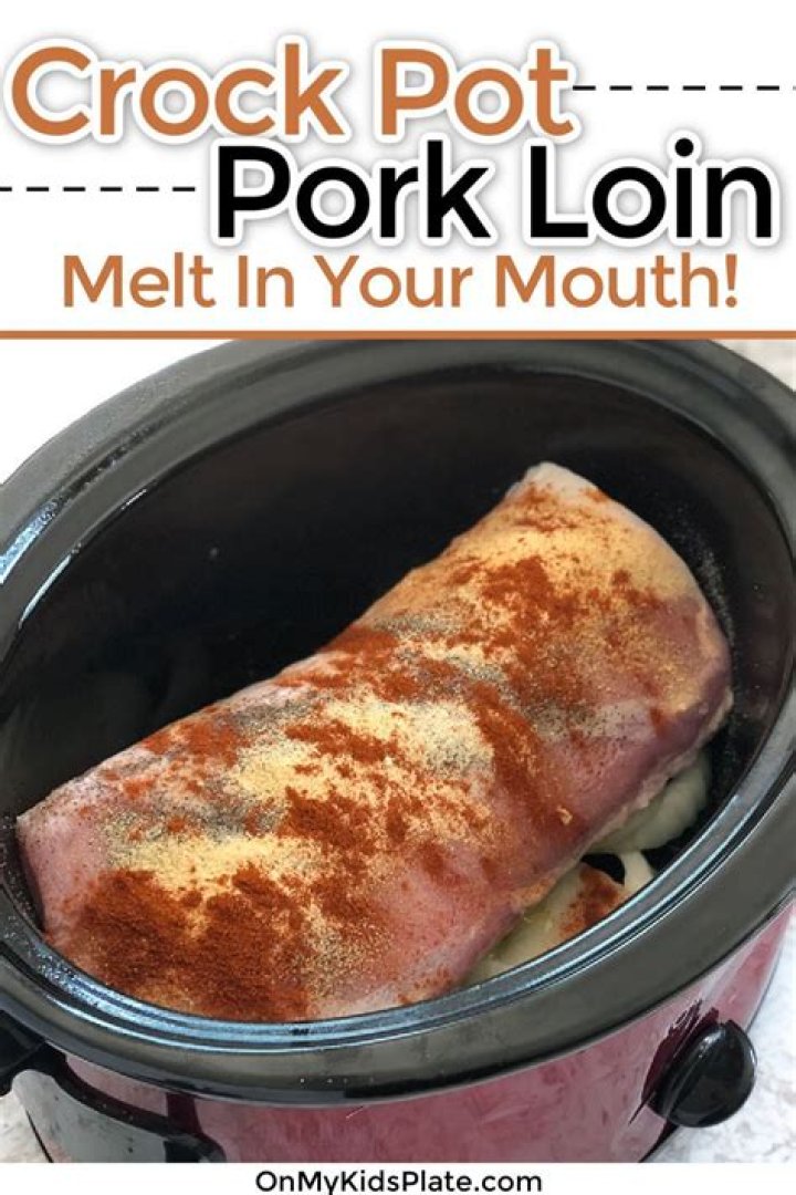 How long do you cook a pork loin in a crock pot?