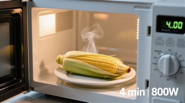 How long do you microwave 4 ears of corn?