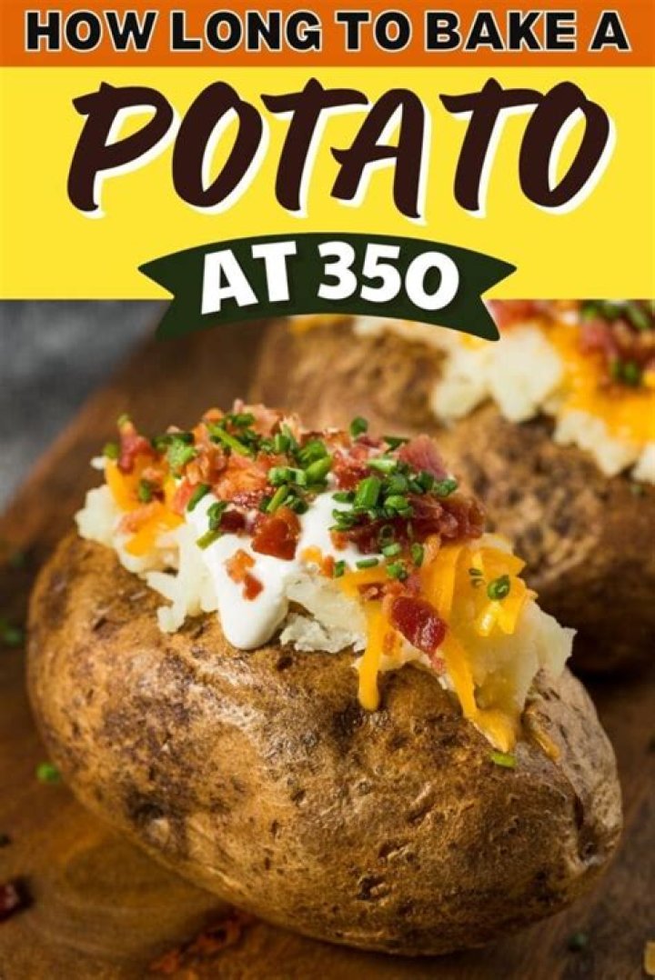 How long does it take to bake a large potato at 325 degrees?