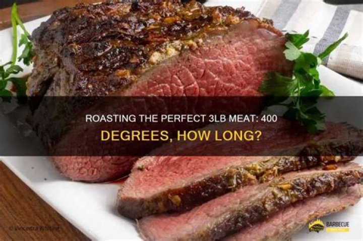 How long does it take to cook a 3 pound roast to medium rare?