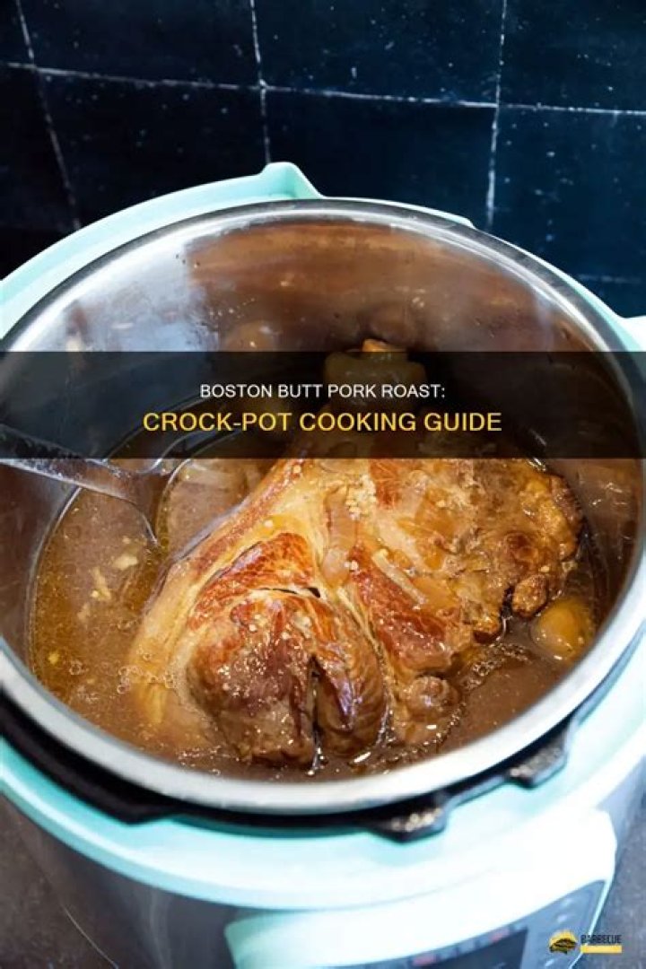 How long does it take to cook an 8 pound Boston butt in a crock pot?