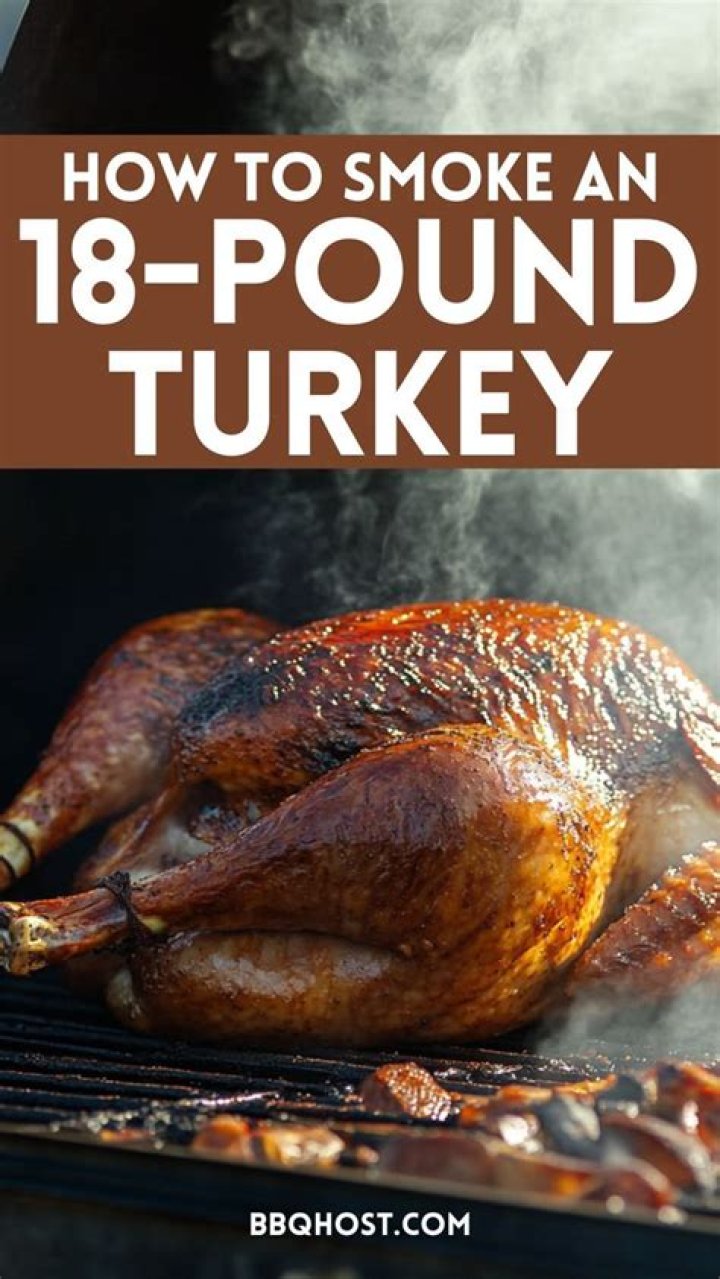 How long does it take to smoke a 18 pound turkey at 250 degrees?