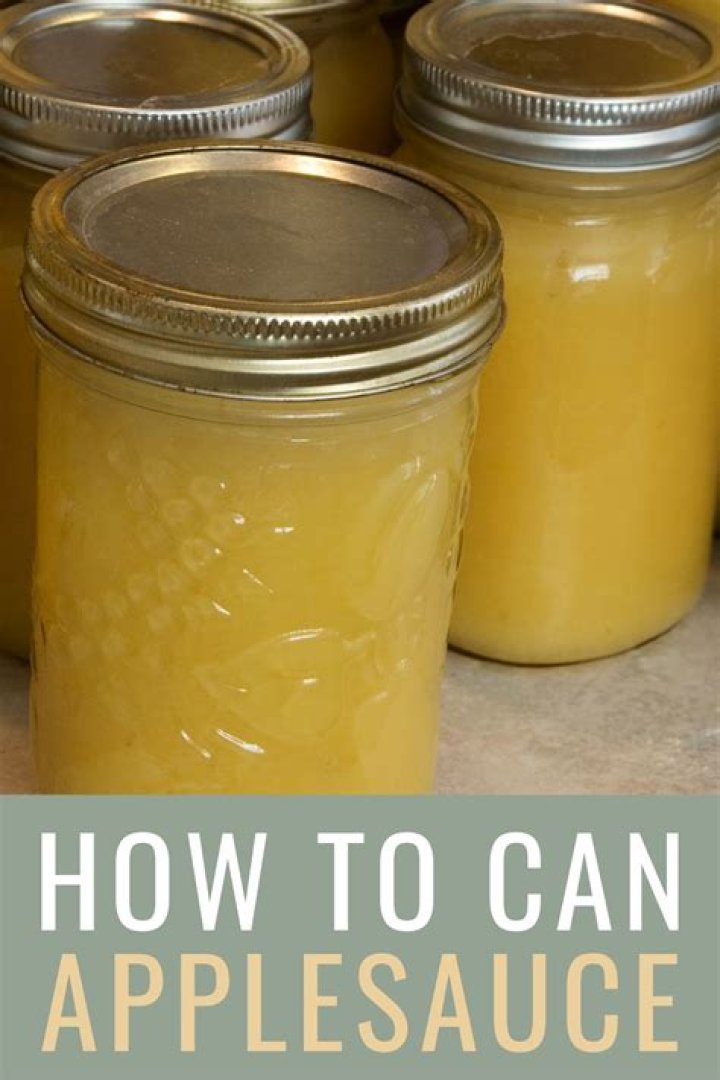 How long should applesauce be processed?