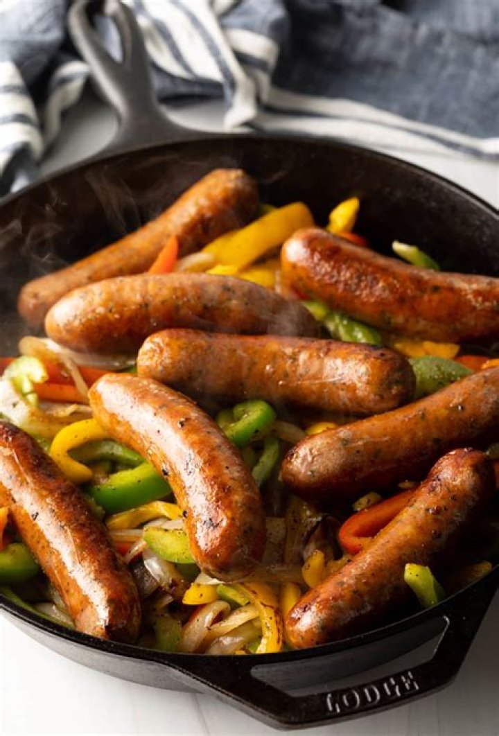 How long should I cook sausage on the stove?