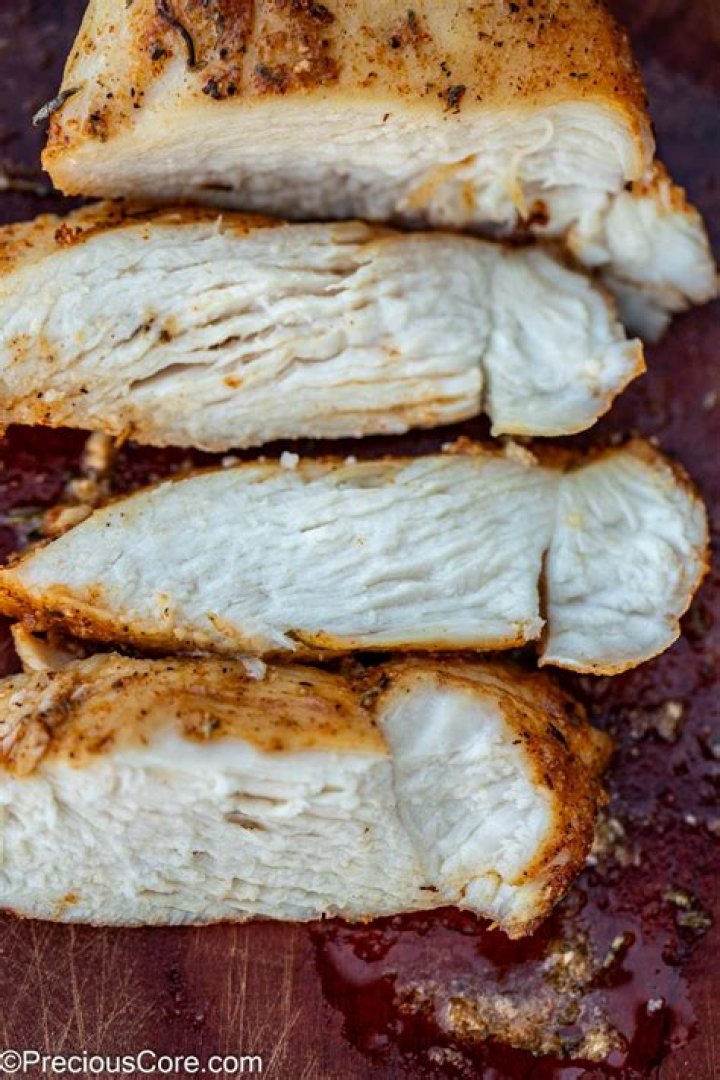 How long should you cook thin sliced chicken breast in the oven?