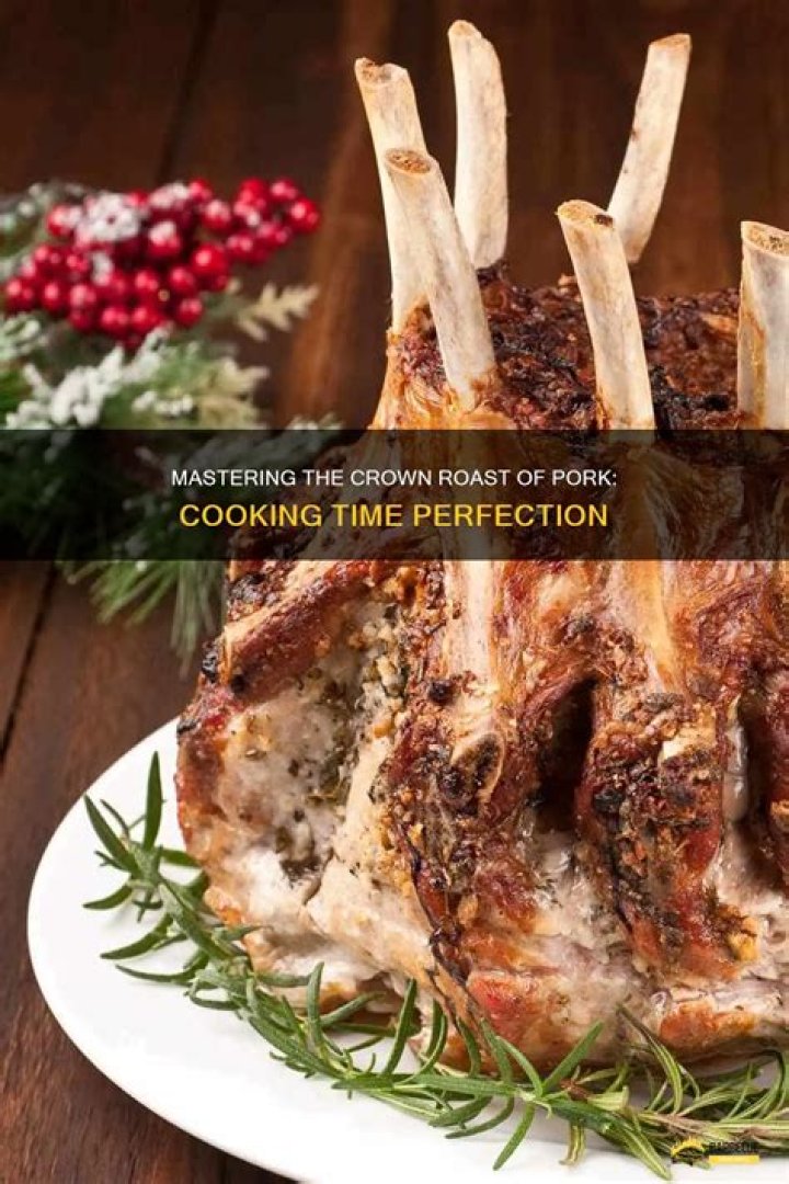 How long to cook a crown roast of pork?