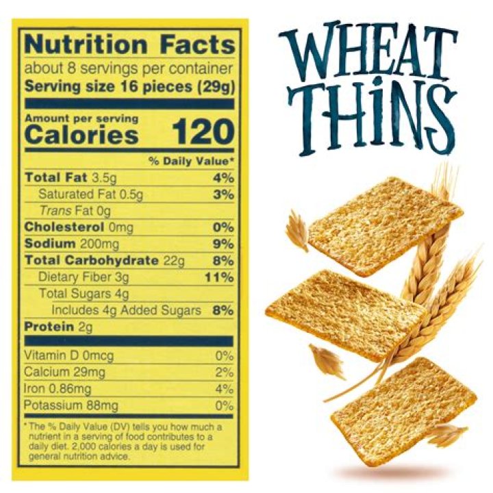 How many calories are in reduced fat Wheat Thins?