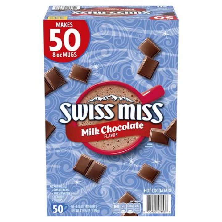 How many carbs are in a packet of Swiss Miss?