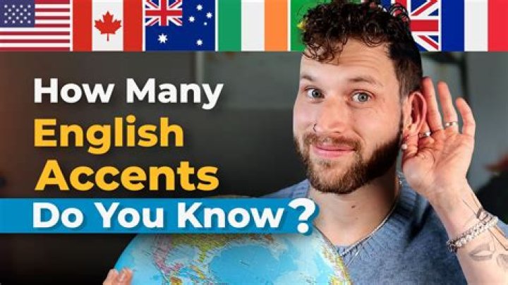 How many different English accents are there in England?