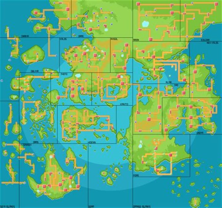 How many regions are in Pokemon Platinum?
