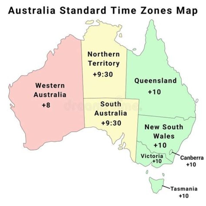 How many zones are there in Australia?