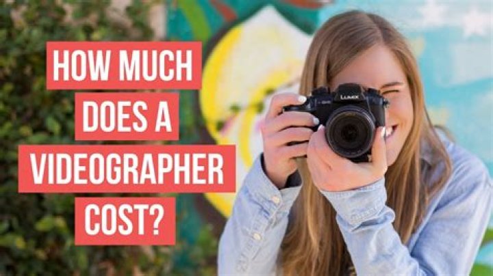 How much do videographers usually cost?