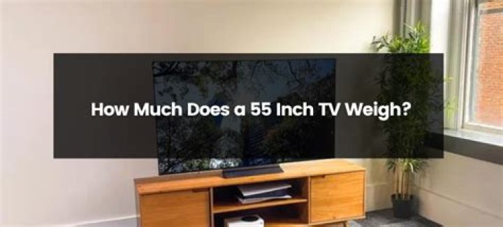 How much does a 39 inch Samsung TV weigh?