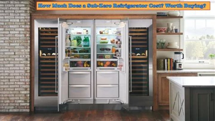 How much does a Sub-Zero fridge cost?