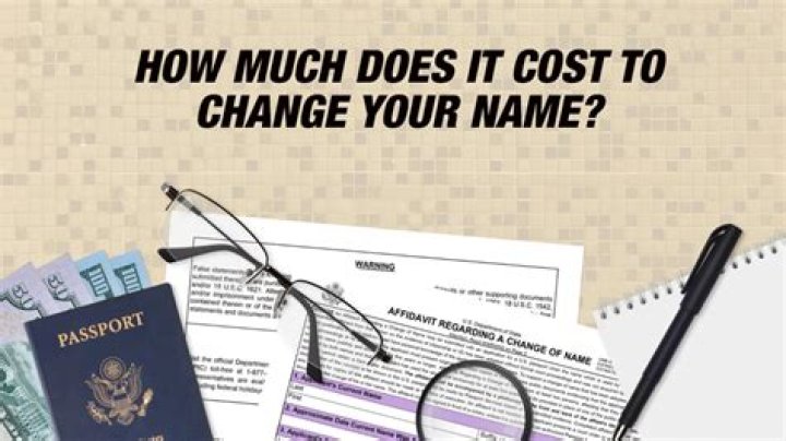 How much does it cost to change your name in Mason County Washington?