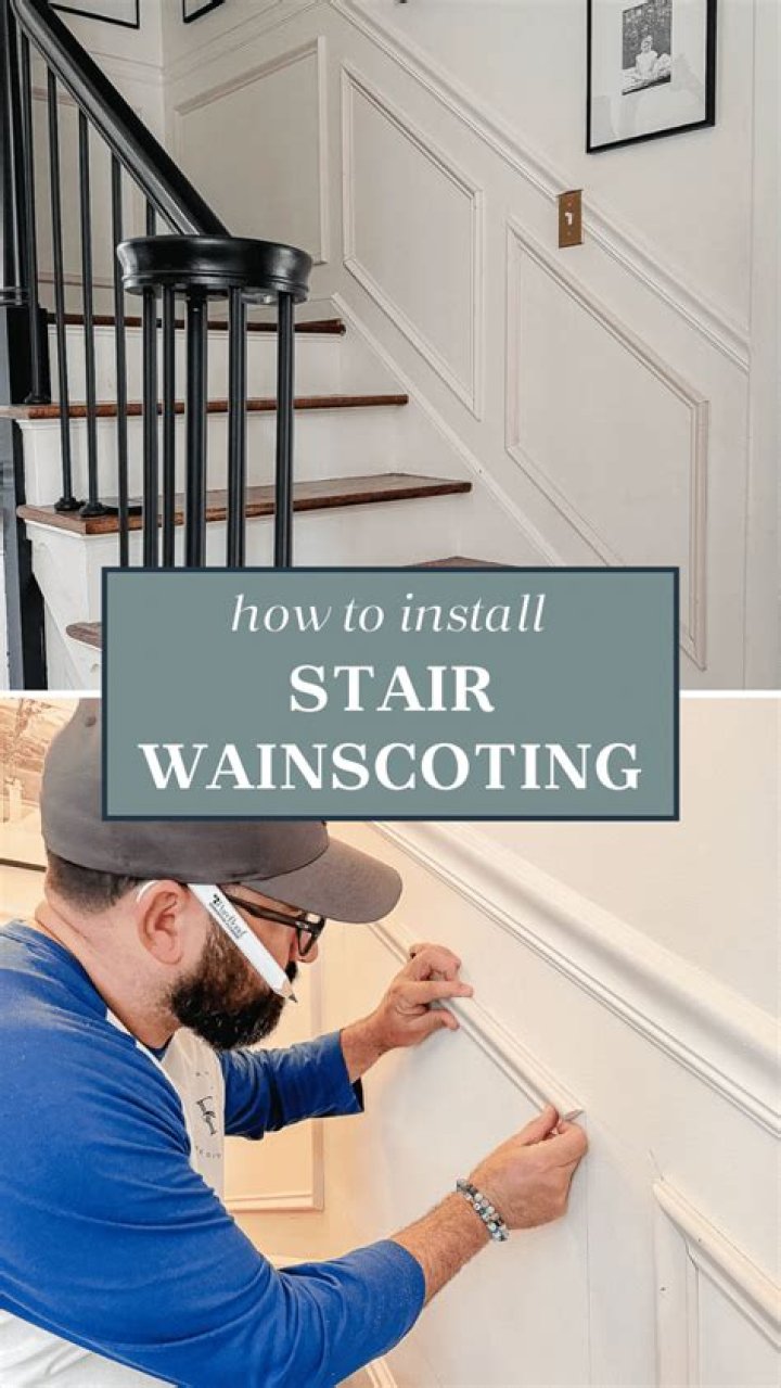 How much does it cost to install wainscoting on a staircase?