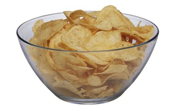 How much grease is in potato chips?