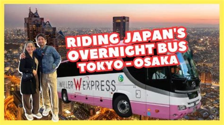 How much is the bus from Tokyo to Osaka?